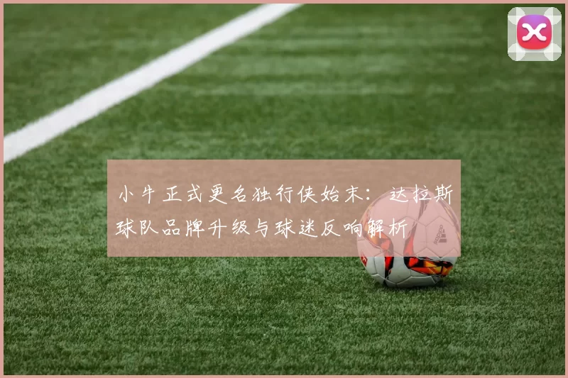 小牛正式更名独行侠始末：达拉斯球队品牌升级与球迷反响解析